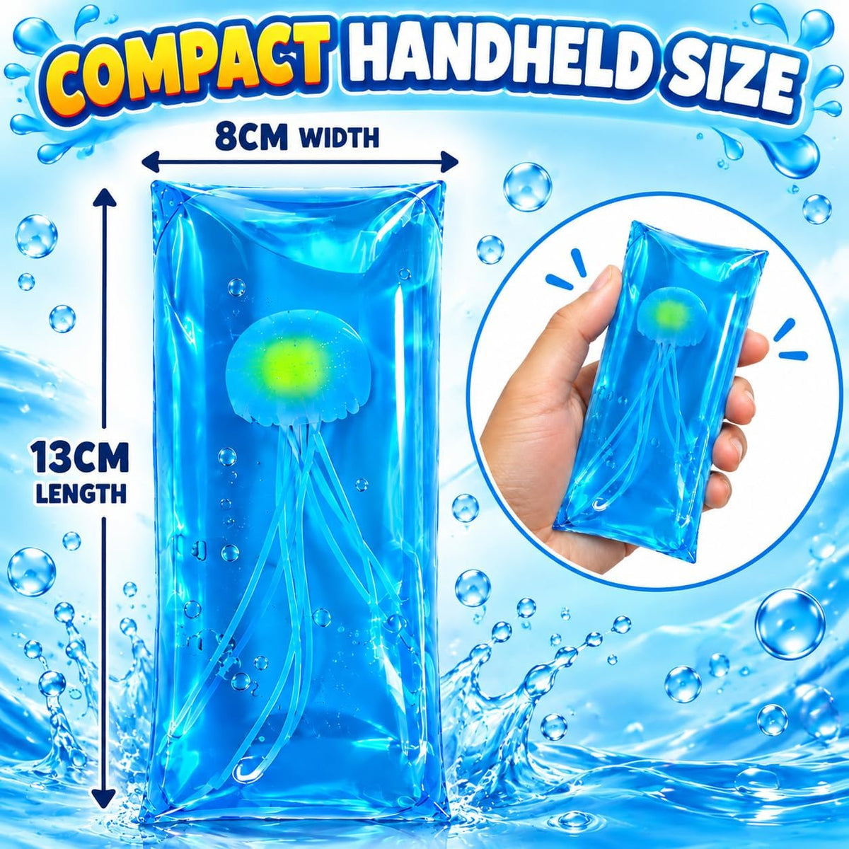 1x Jelly Fish Water Snake Toy 13cm