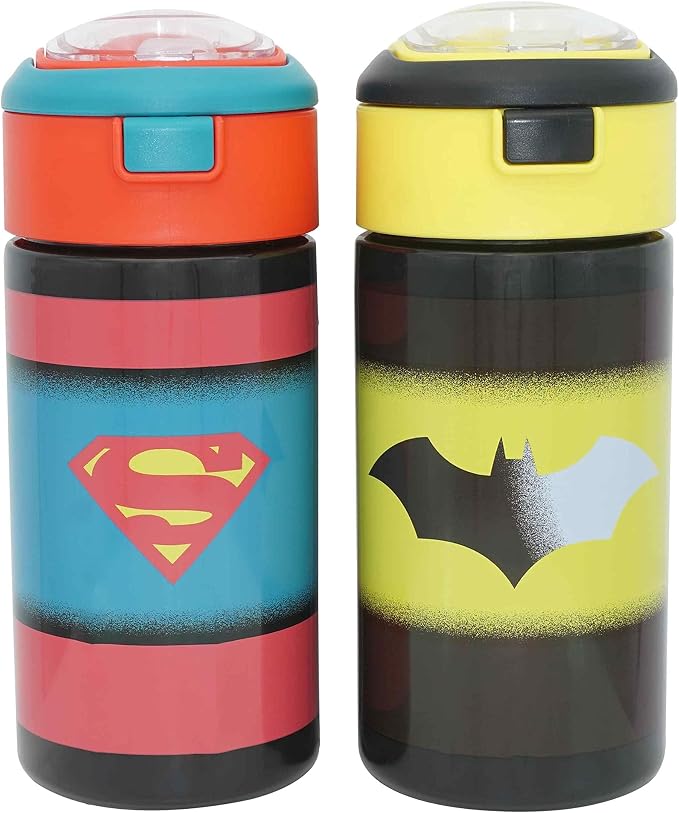 Kids Tritan Water Bottle Flip Straw 530ml