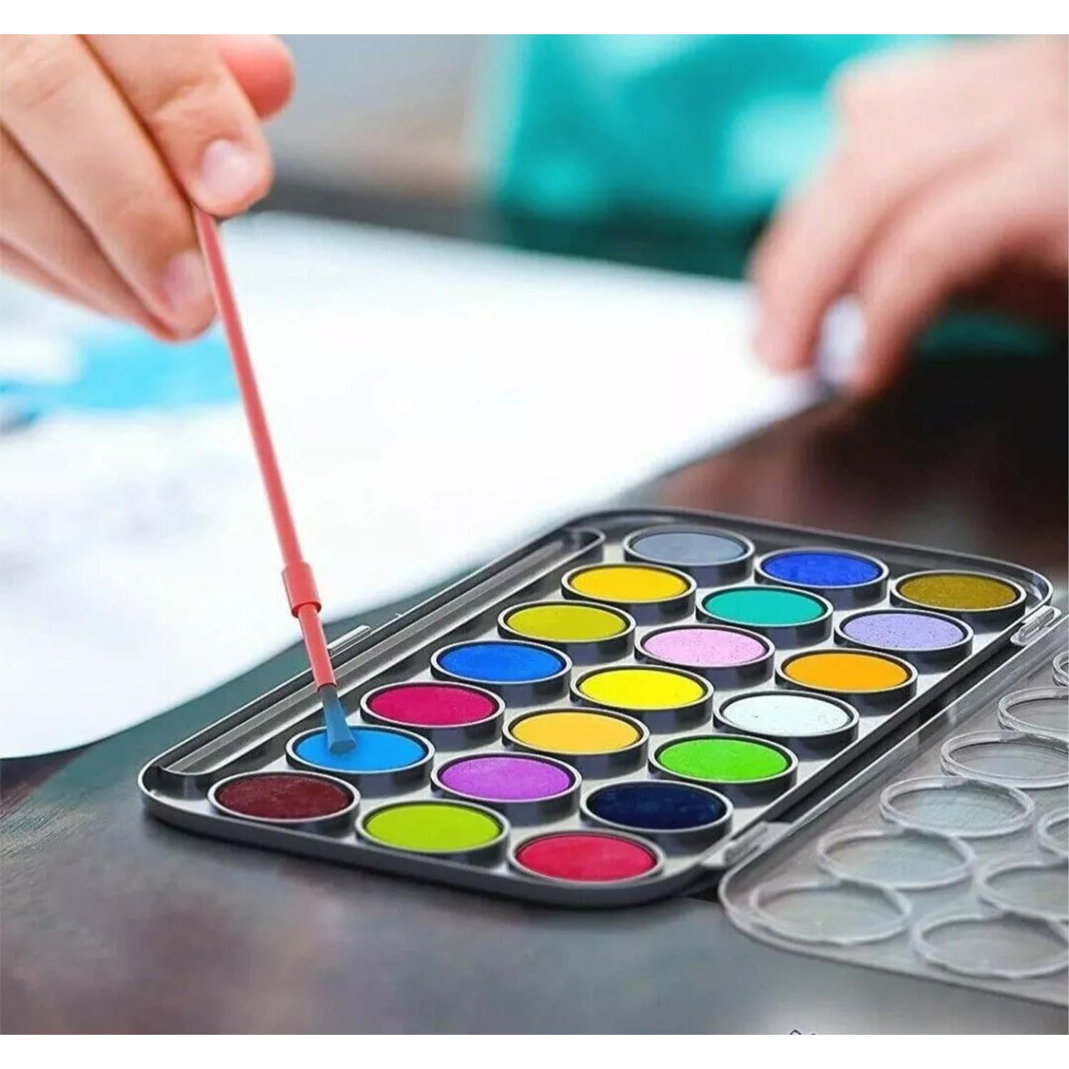 Watercolour Paint Set 18 Colours with Brush