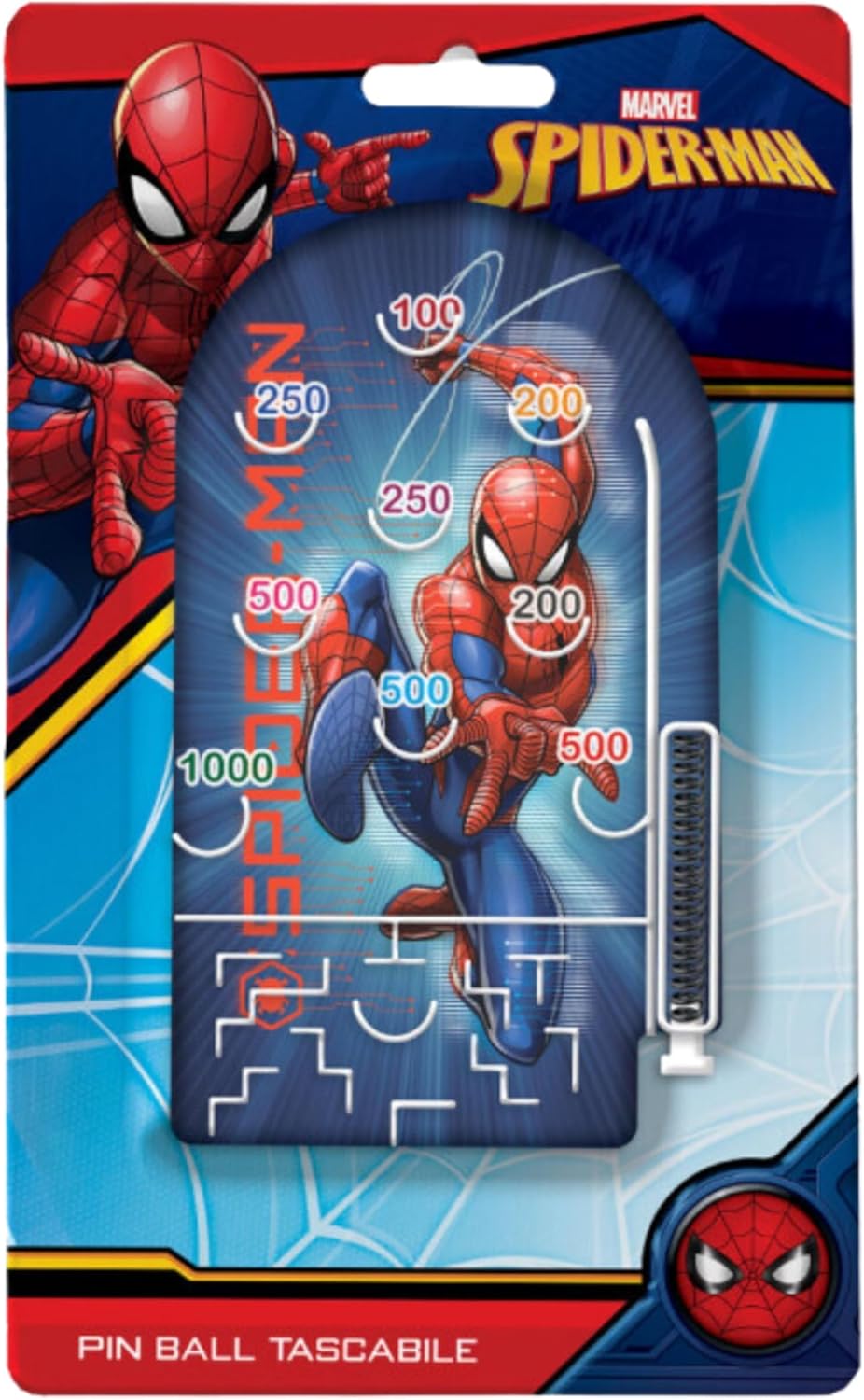 Kids Handheld Pinball Game Assorted Characters 16cm