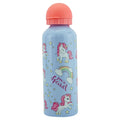 500ml Water Bottle for Kids Made With Aluminium - Unicorn Blue