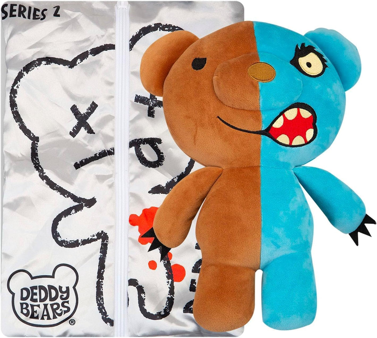 Two-Fur Halloween Plush Deddy Bears Zip Body Bag - 30cm Series 2