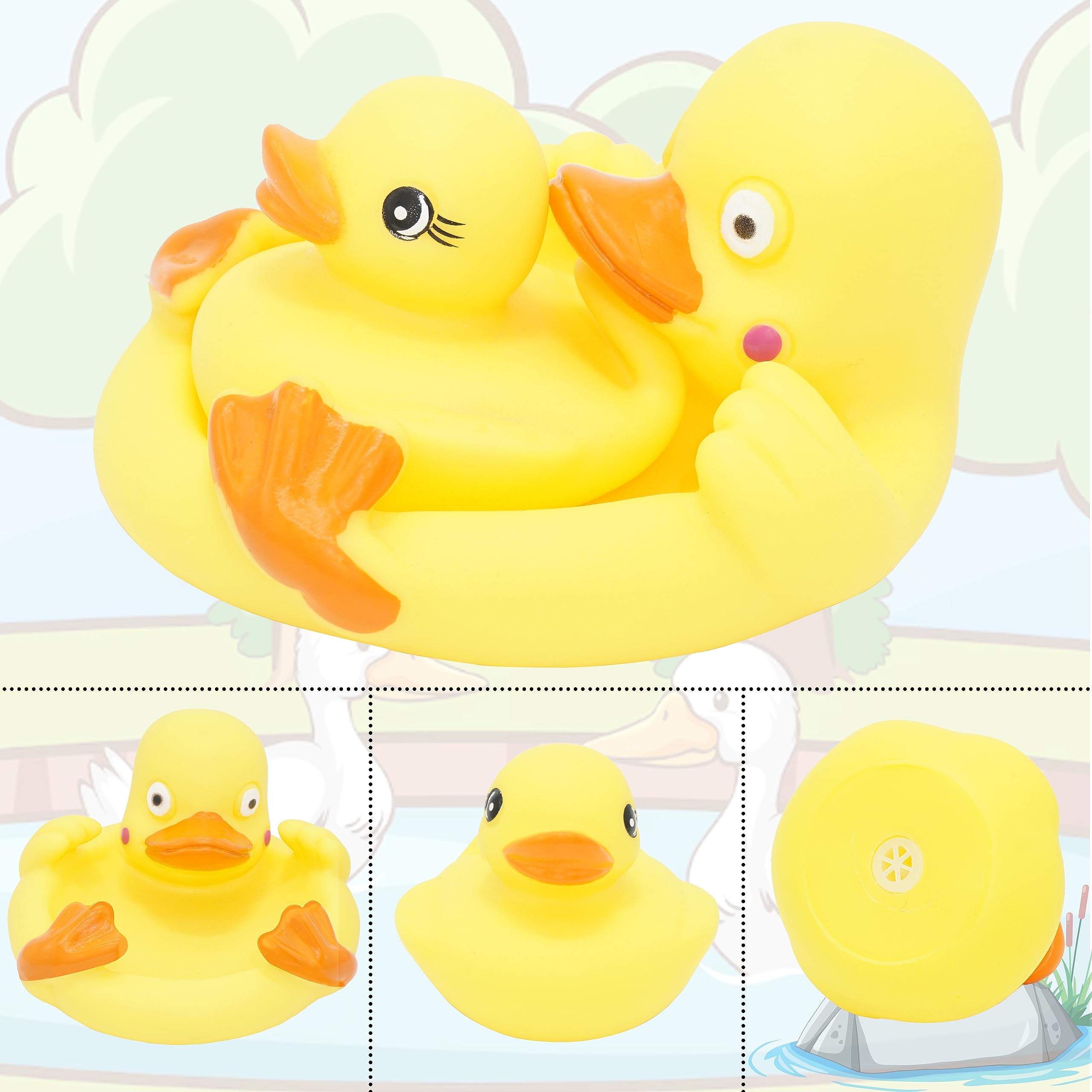 Rubber Duck Bath Toys 2pcs