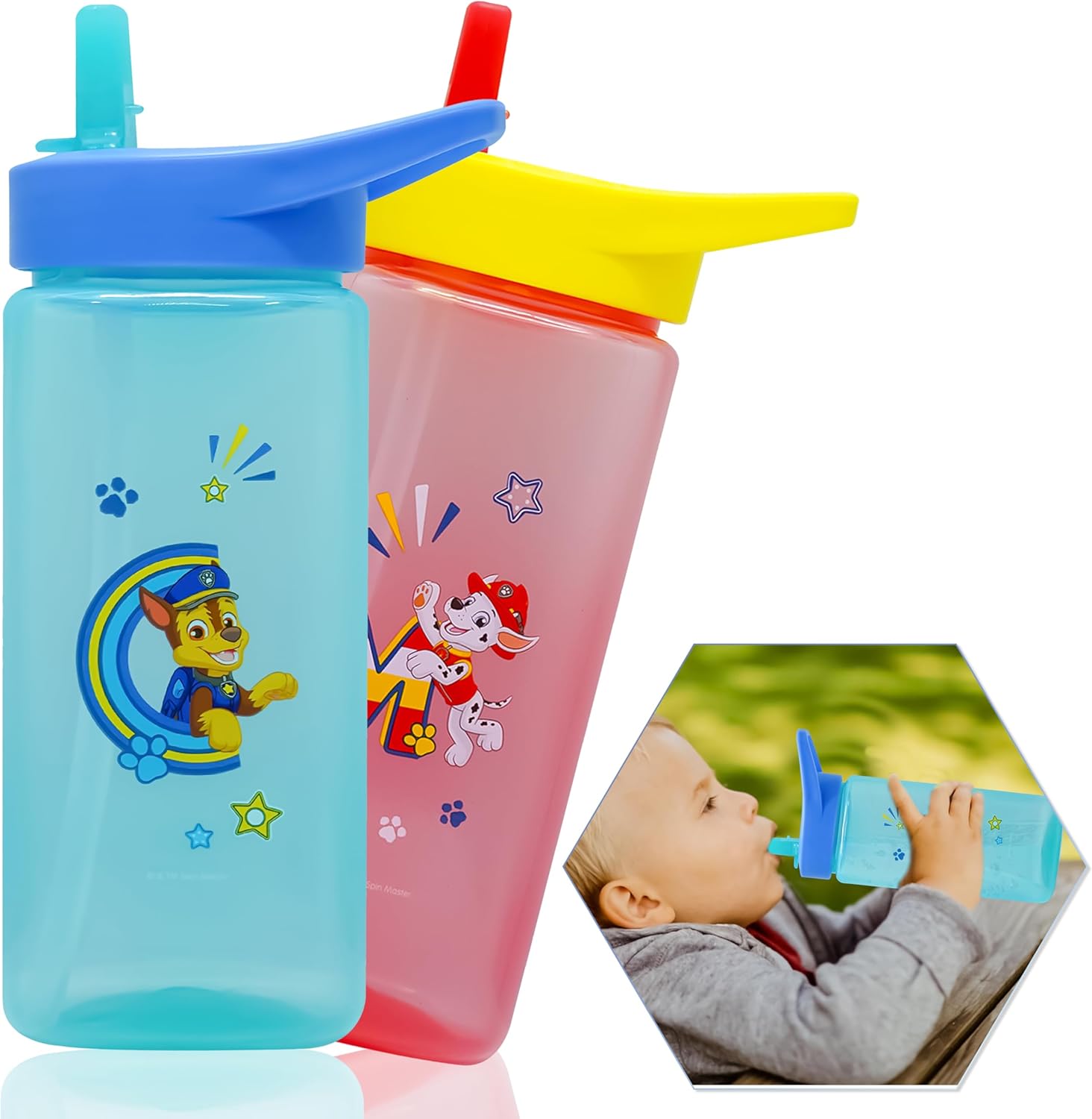 Paw Patrol Straw Sippers 420ml