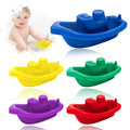 Baby Bath Time Stacking Boats 5 Pack