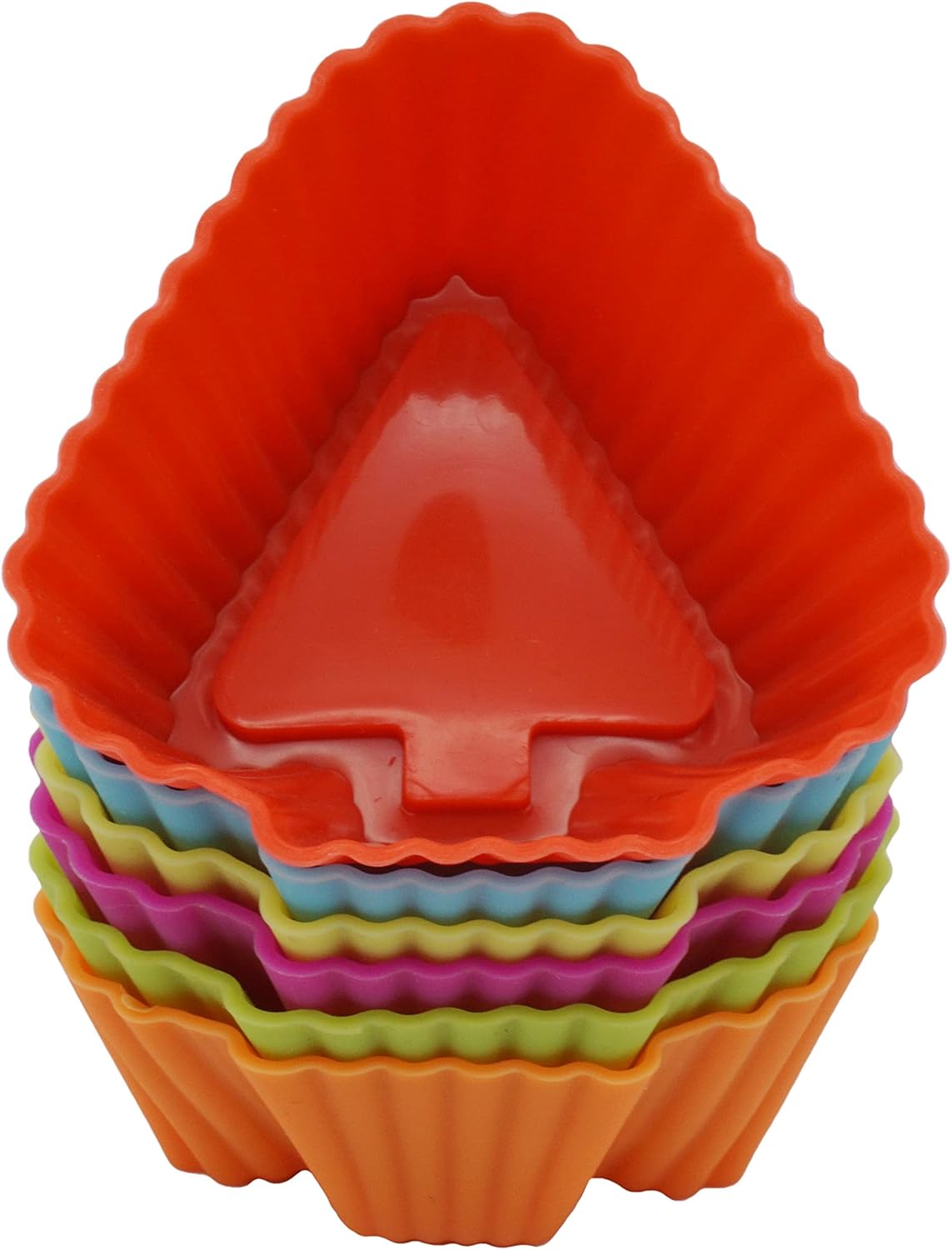 12x Reusable Silicone Muffin Moulds