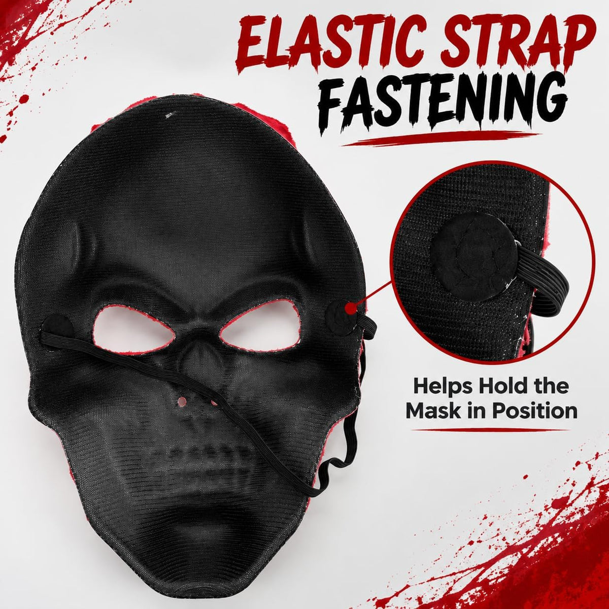 25cm Halloween Bloody Bandage Skull Mask