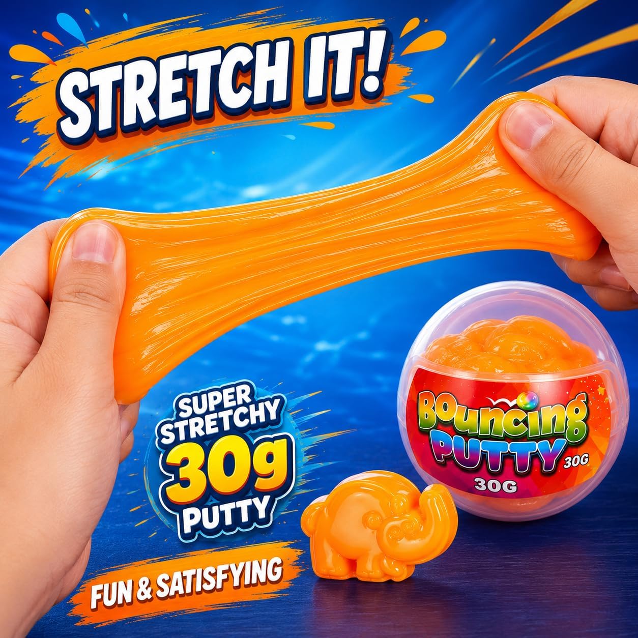 Bouncing Putty Capsule 30g with Animal Mould