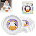 Toddler Feeding Plates 22cm - Zebra