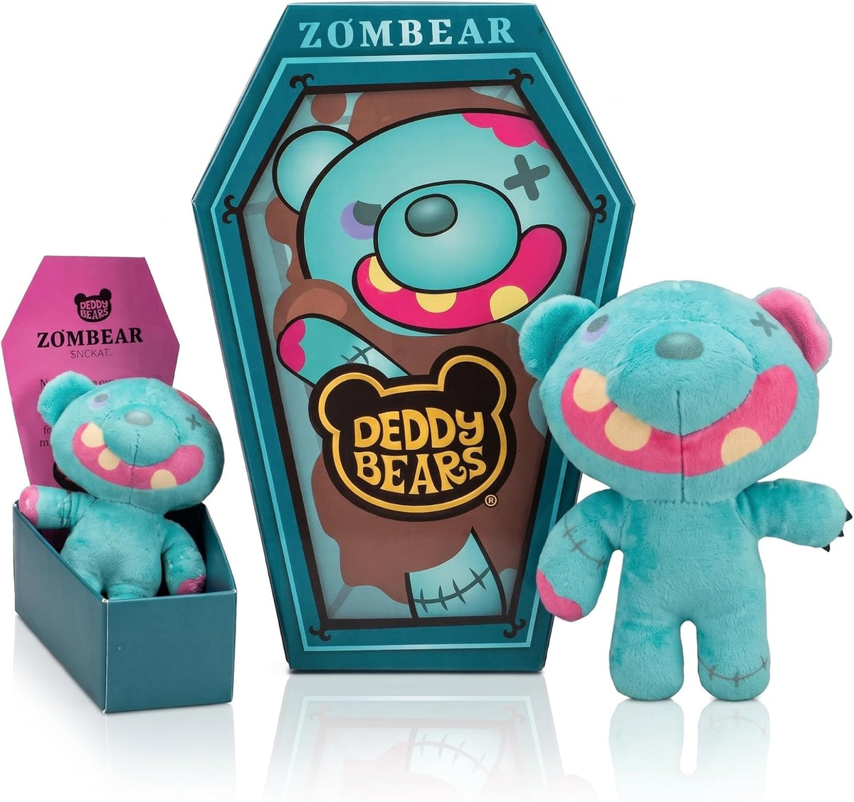Zombear Halloween Plush Deddy Bears Coffin 15cm