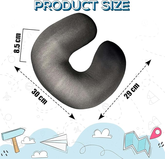 Soft U Shaped Neck Support Cushion 30cm