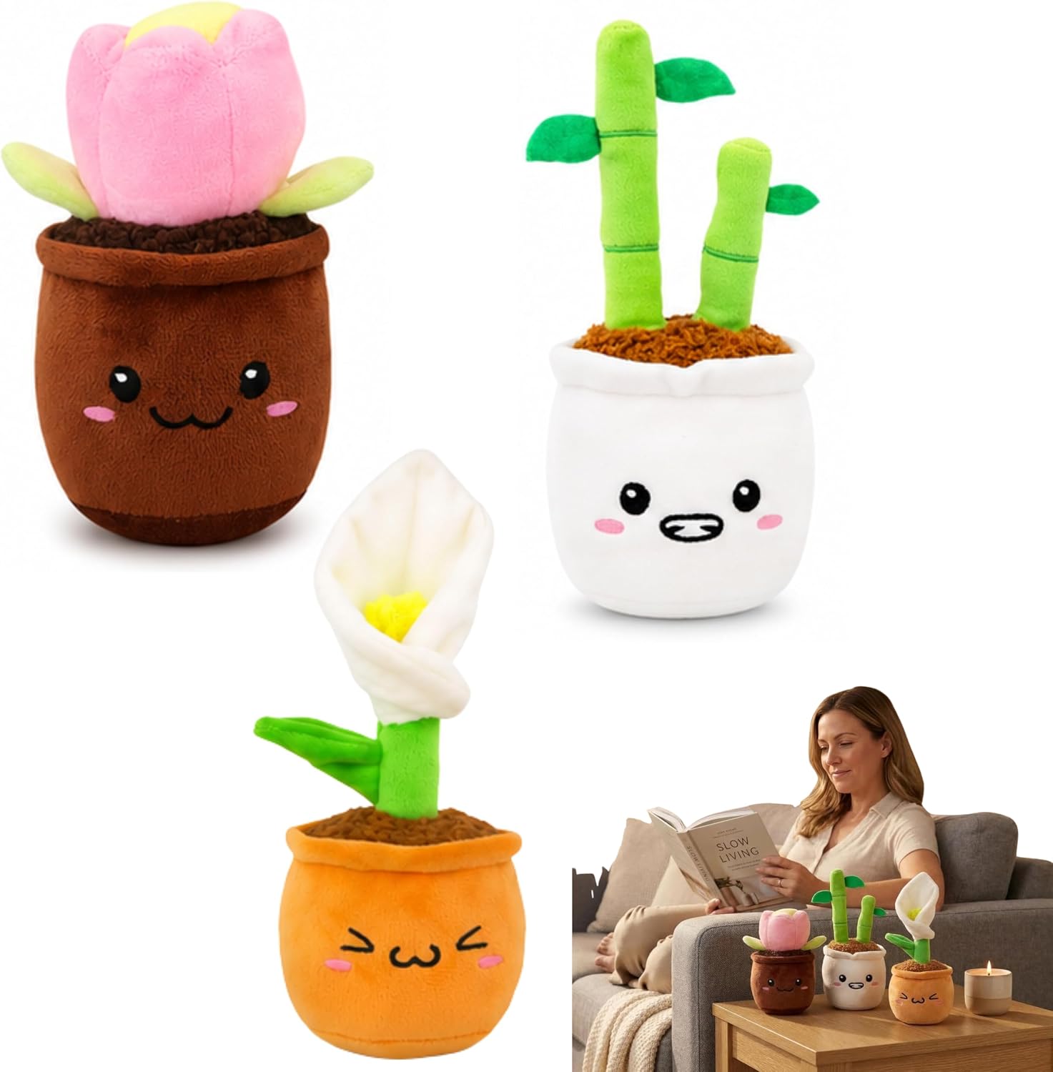 Soft Plushie Plant Plush Toy 16cm