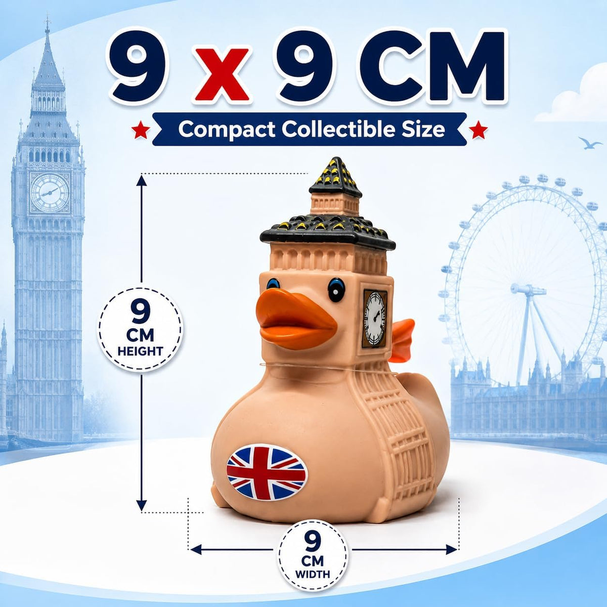 British London Rubber Duck 9cm