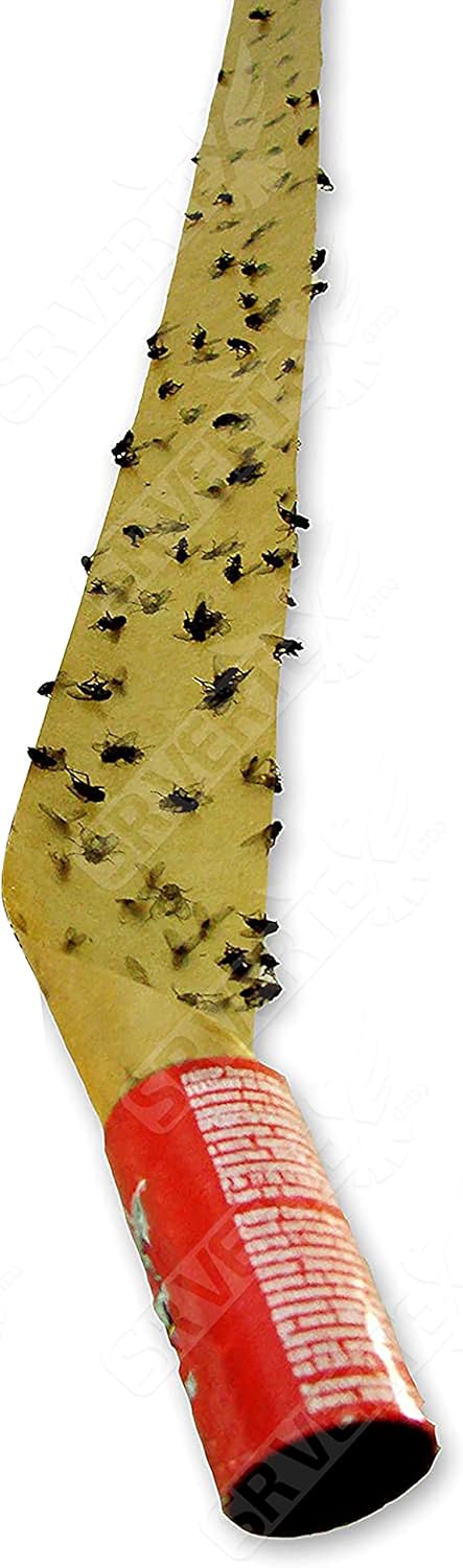 8x Flying Insect Paper Dual Sided Trap