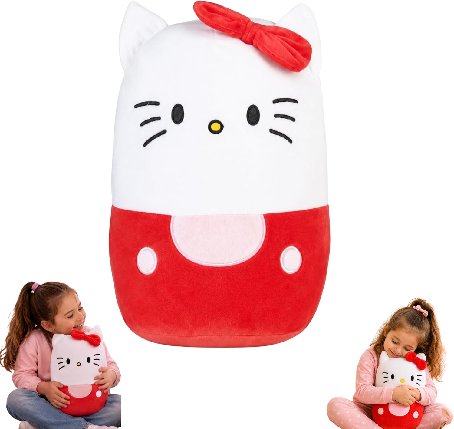 Oval Soft Plush Character Pillows