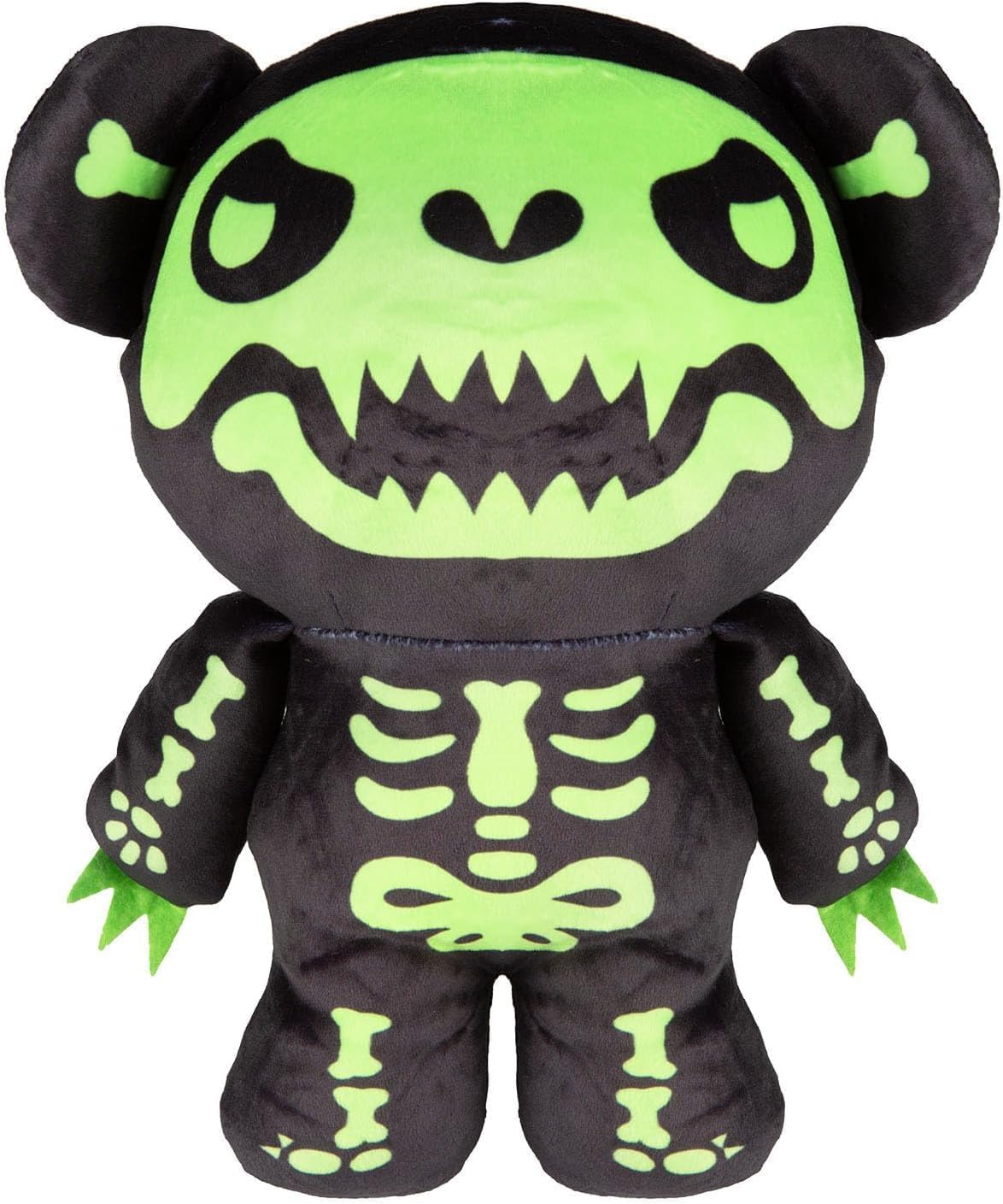 Bones Halloween Plush Deddy Bear Zip Body Bag 30cm
