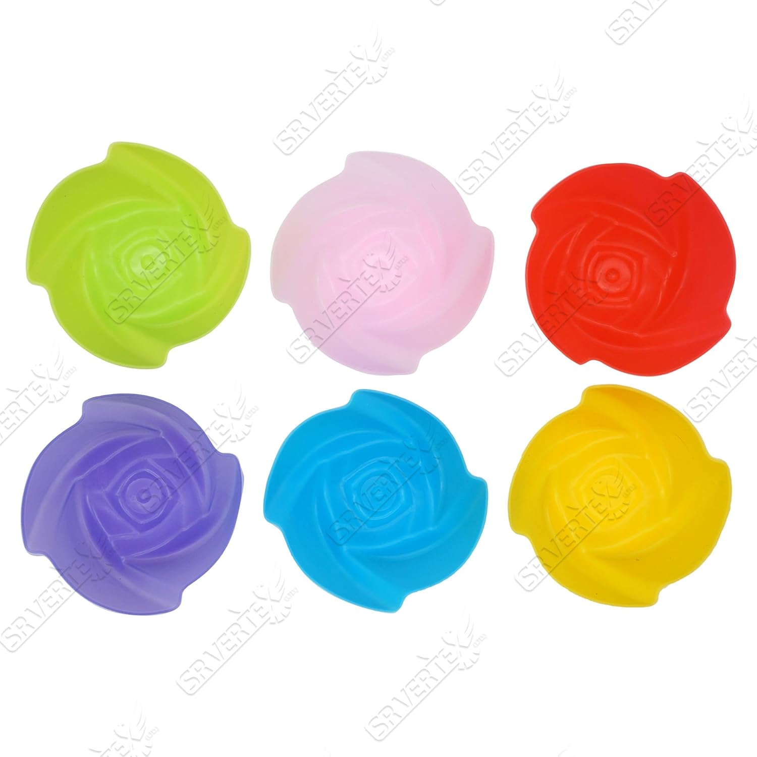 12x Reusable Silicone Muffin Moulds