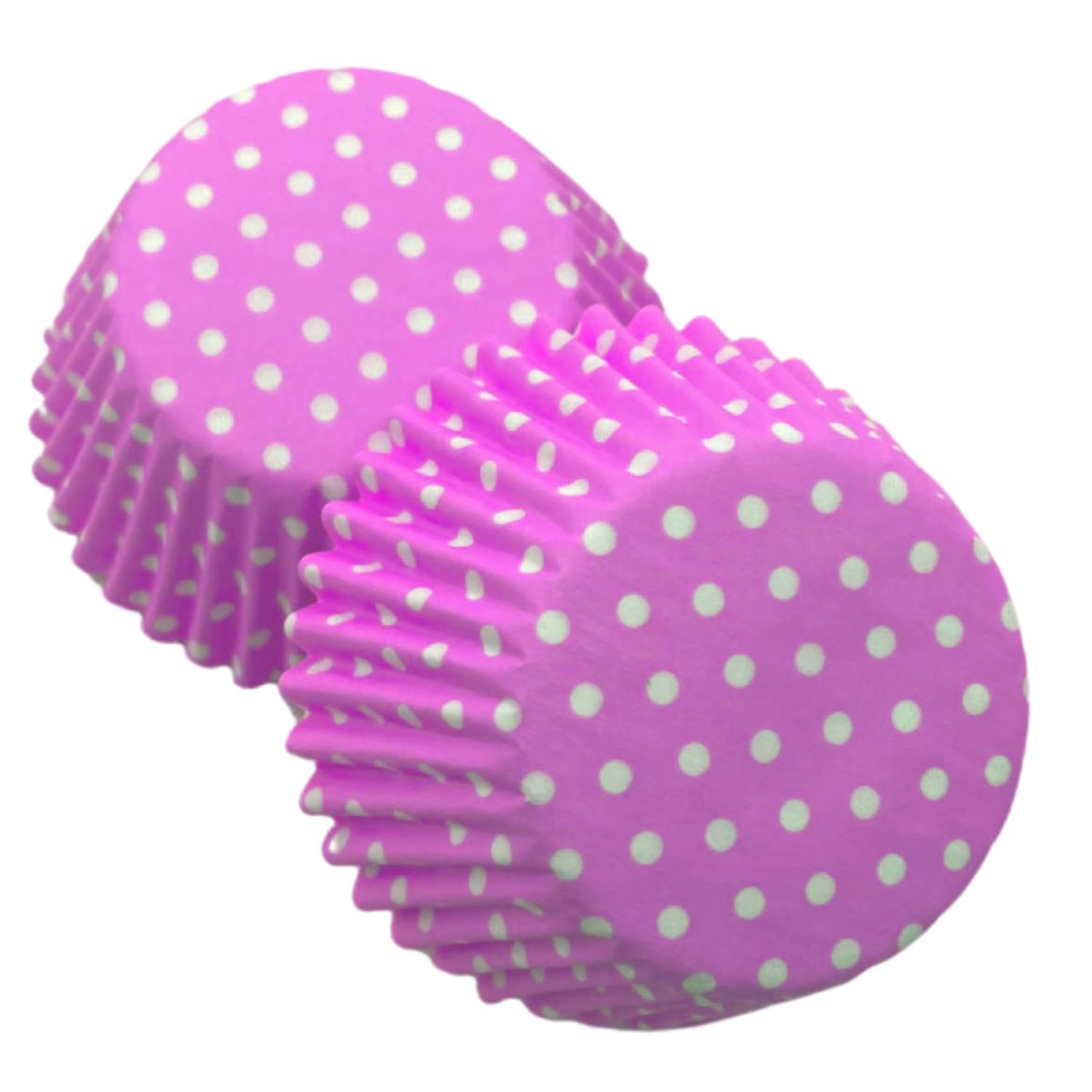 Polka Dot Cupcake Cases Disposable Muffin Baking Cups 72 Pack