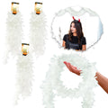Halloween Ghost Tinsel Garland 3 Pack 2m