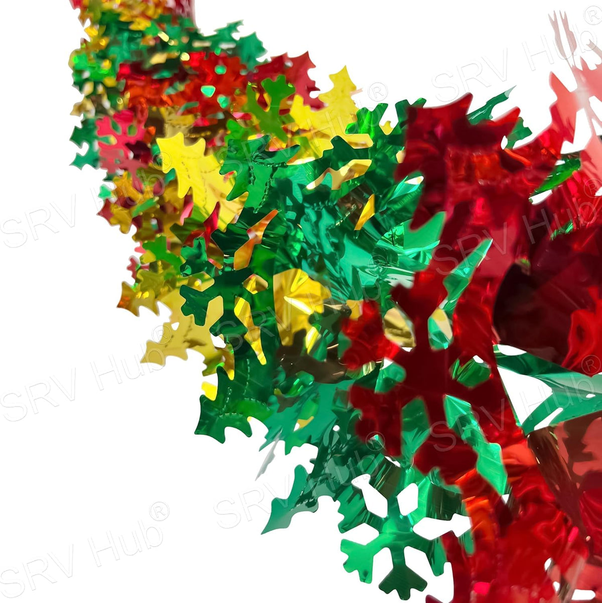 2M Long Snowflake Garland Christmas Hanging Decoration