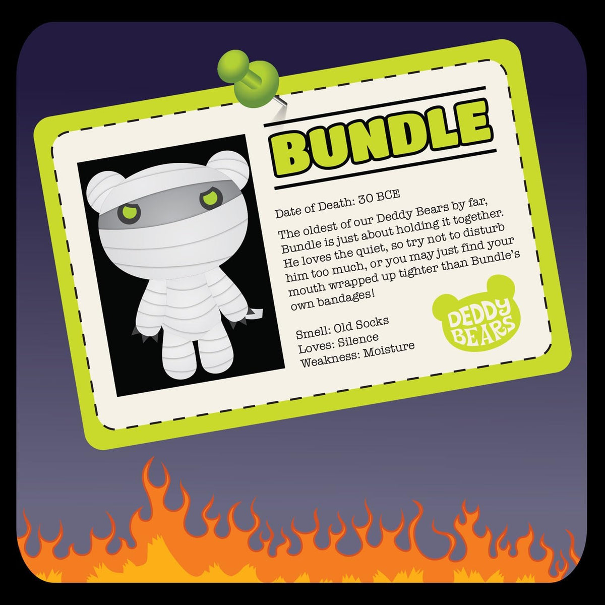 Bundle Halloween Plush Deddy Bears Coffin 15cm