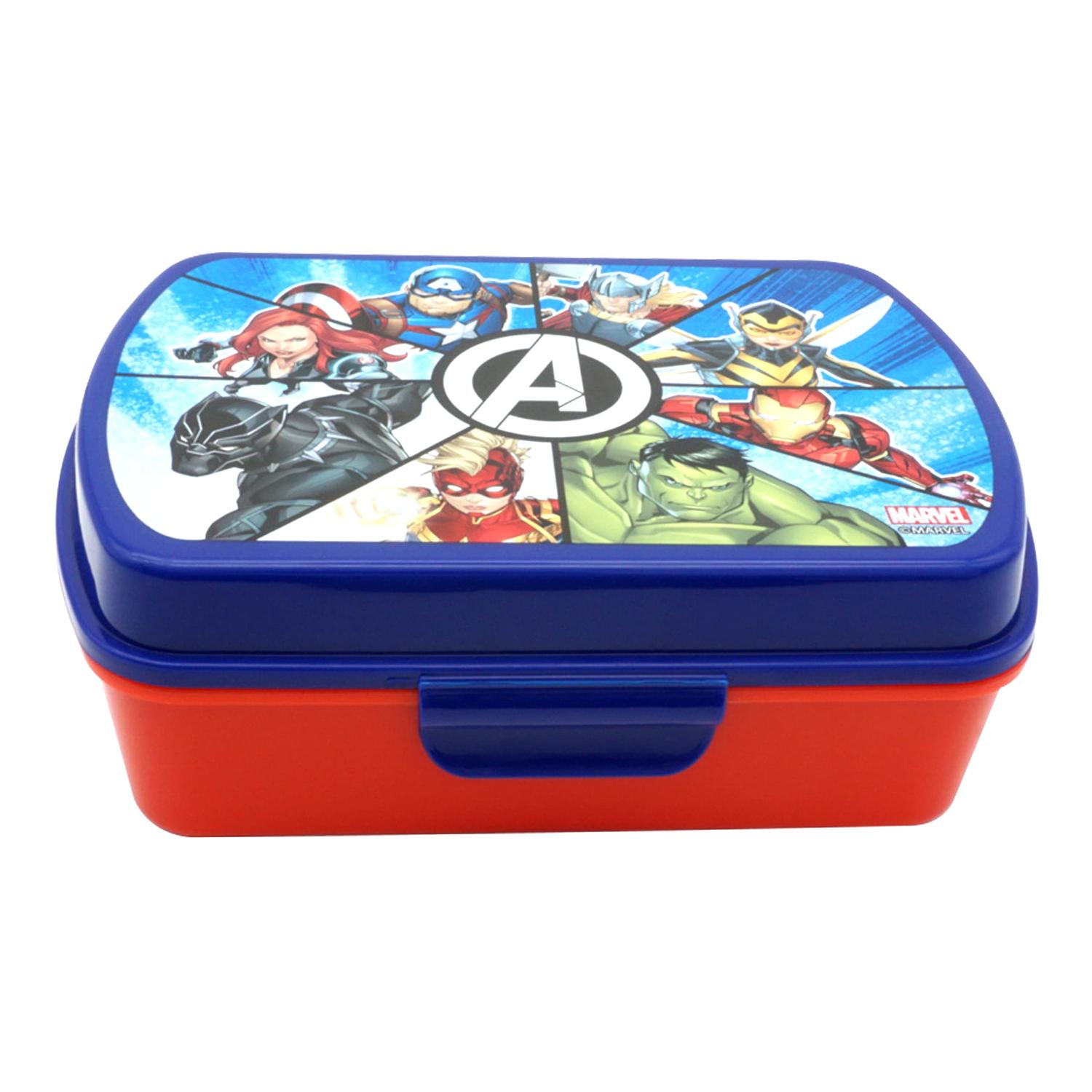 Kids BPA Free Plastic Lunch Box with Cutlery - Assorted
