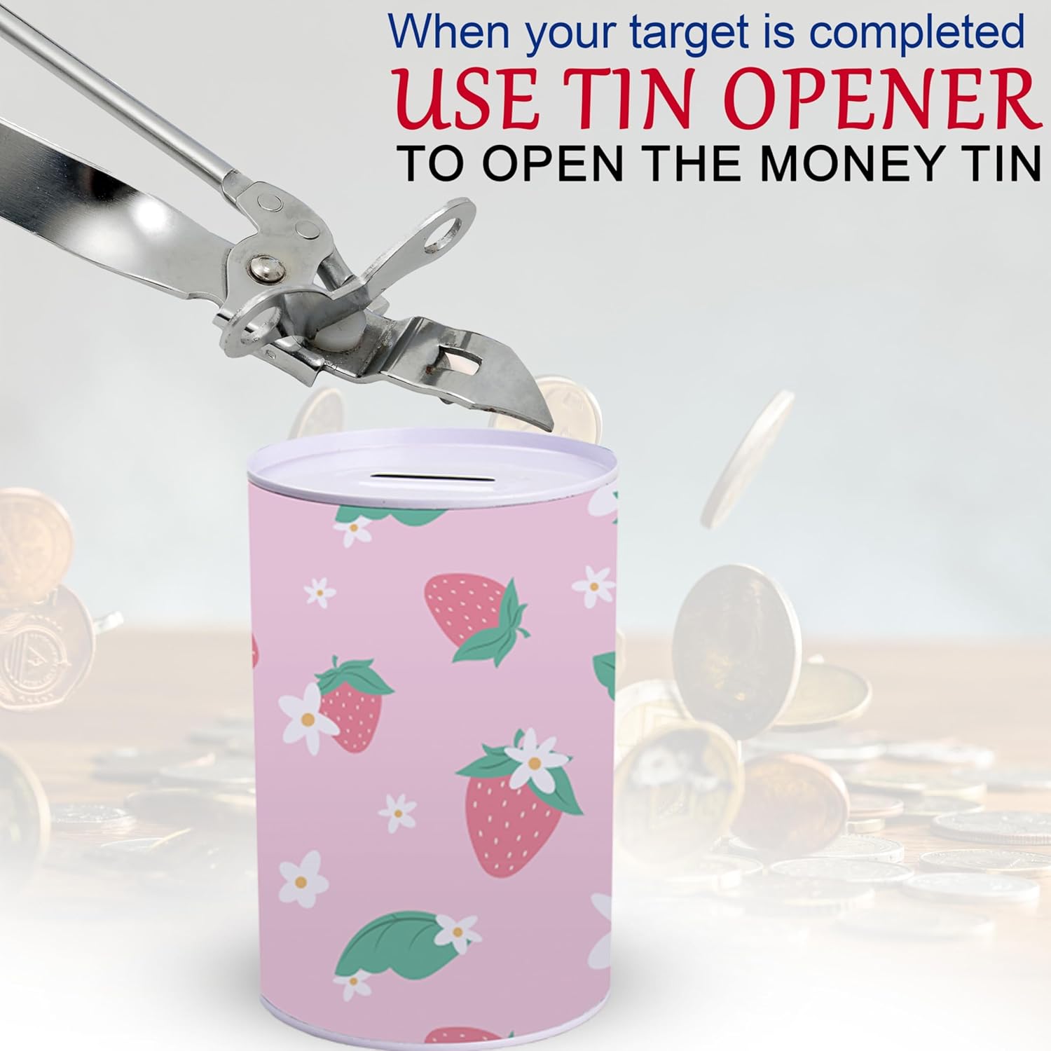 Metal Money Box Tin 14cm