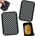 Silicone Air Fryer Mats 20cm Rectangle - 2Pcs