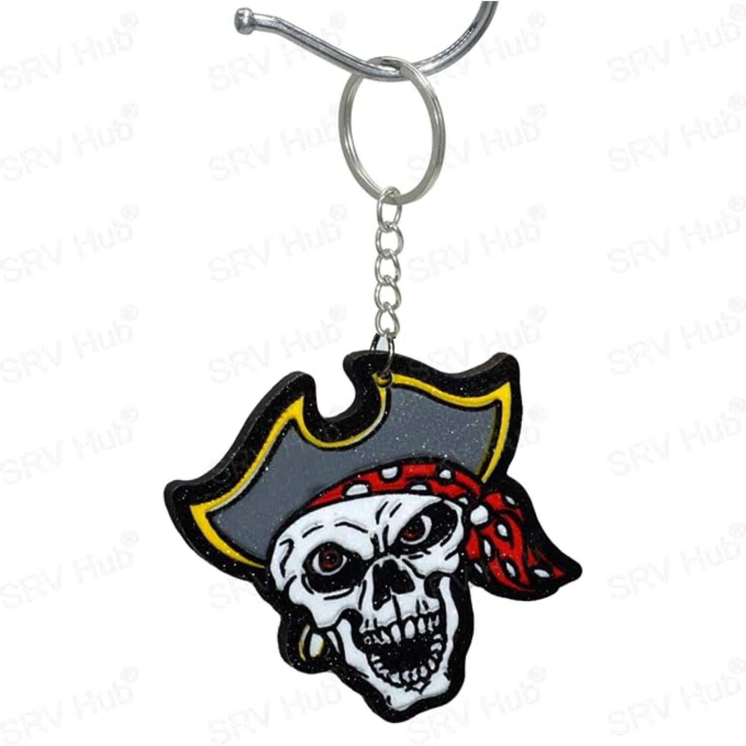 Pirate Keychains Foamex Keyring - Assorted