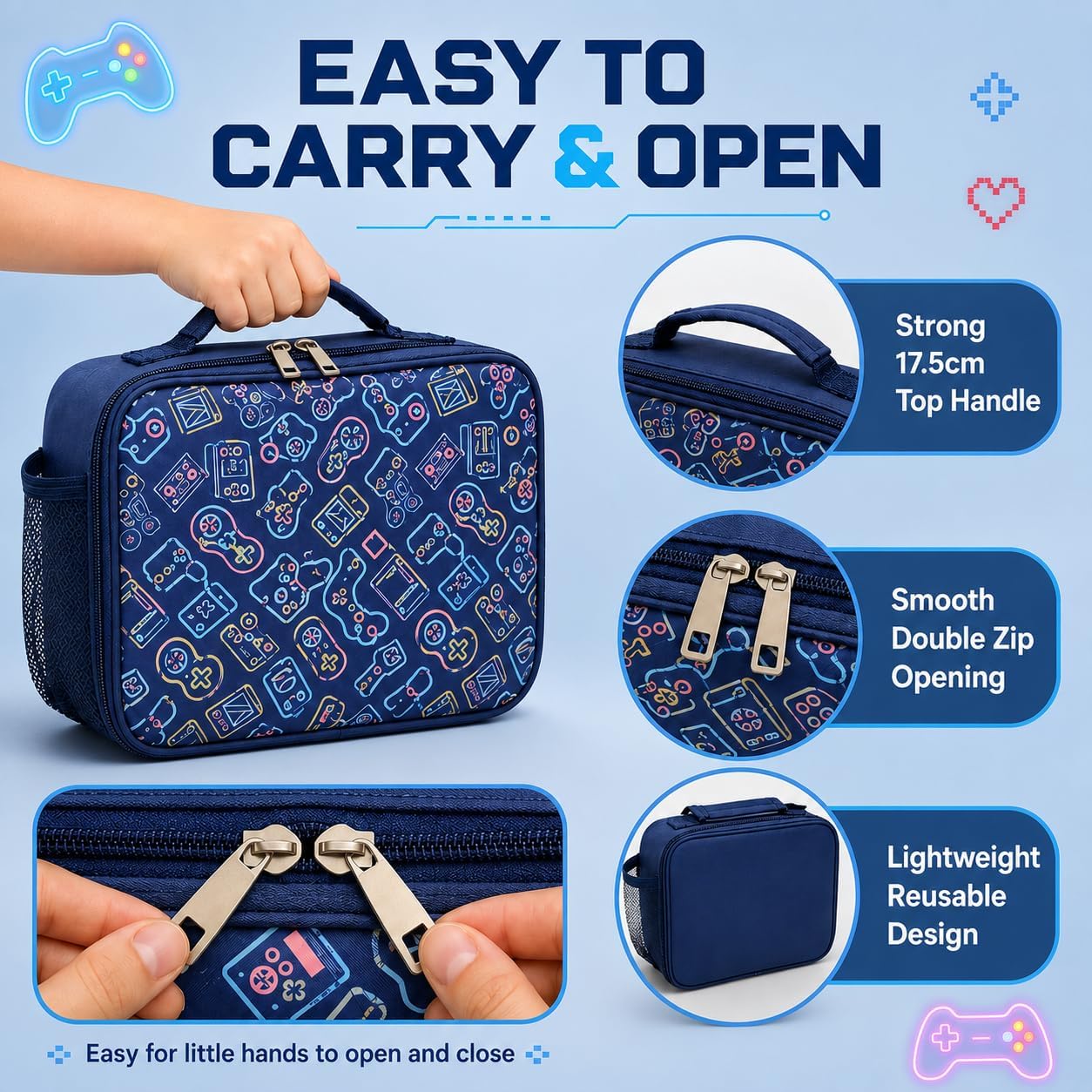 Kids Insulated Lunch Bags