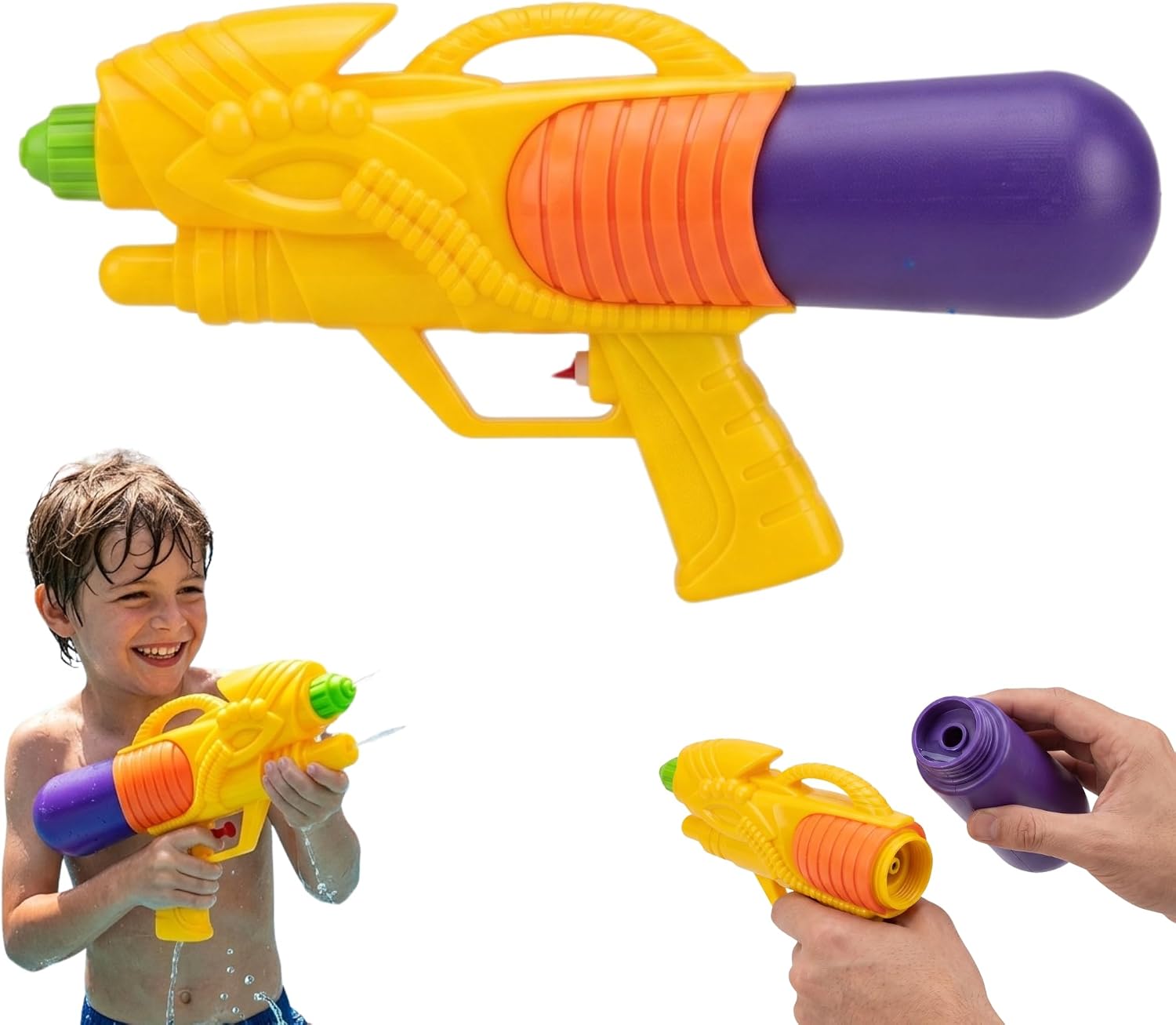 29cm Kids 250ml Refillable Water Gun – 7M Range