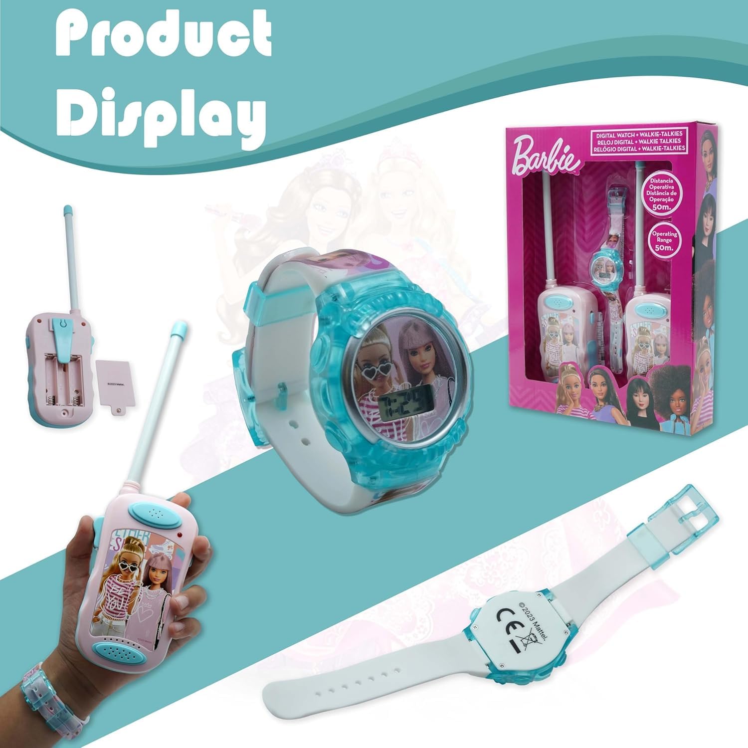 Digital Watch and Walkie Talkie Set