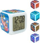 Paw Patrol 8cm Colour Changing Night Light Alarm Clock