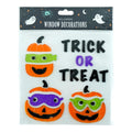 Halloween Pumpkin Window Gel Stickers 19cm