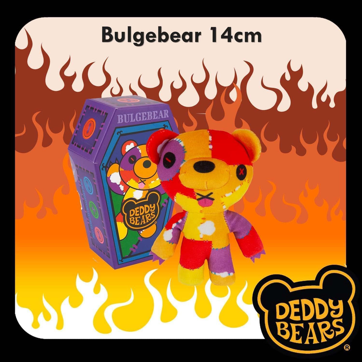 Bulgebear Halloween Plush Deddy Bears Coffin - 15cm Series 3