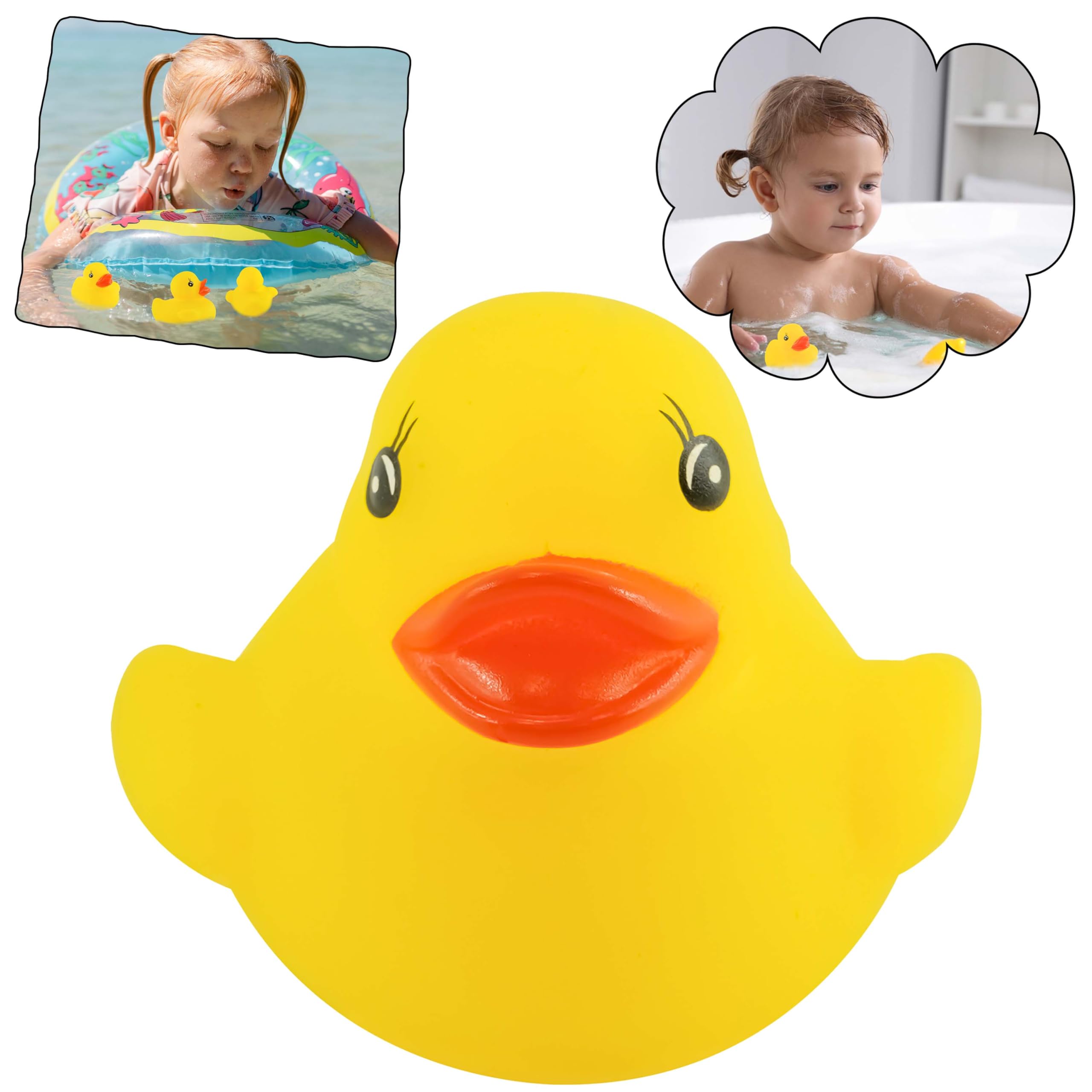 Flashing Floating Bath Duck Toy - Assorted Colours