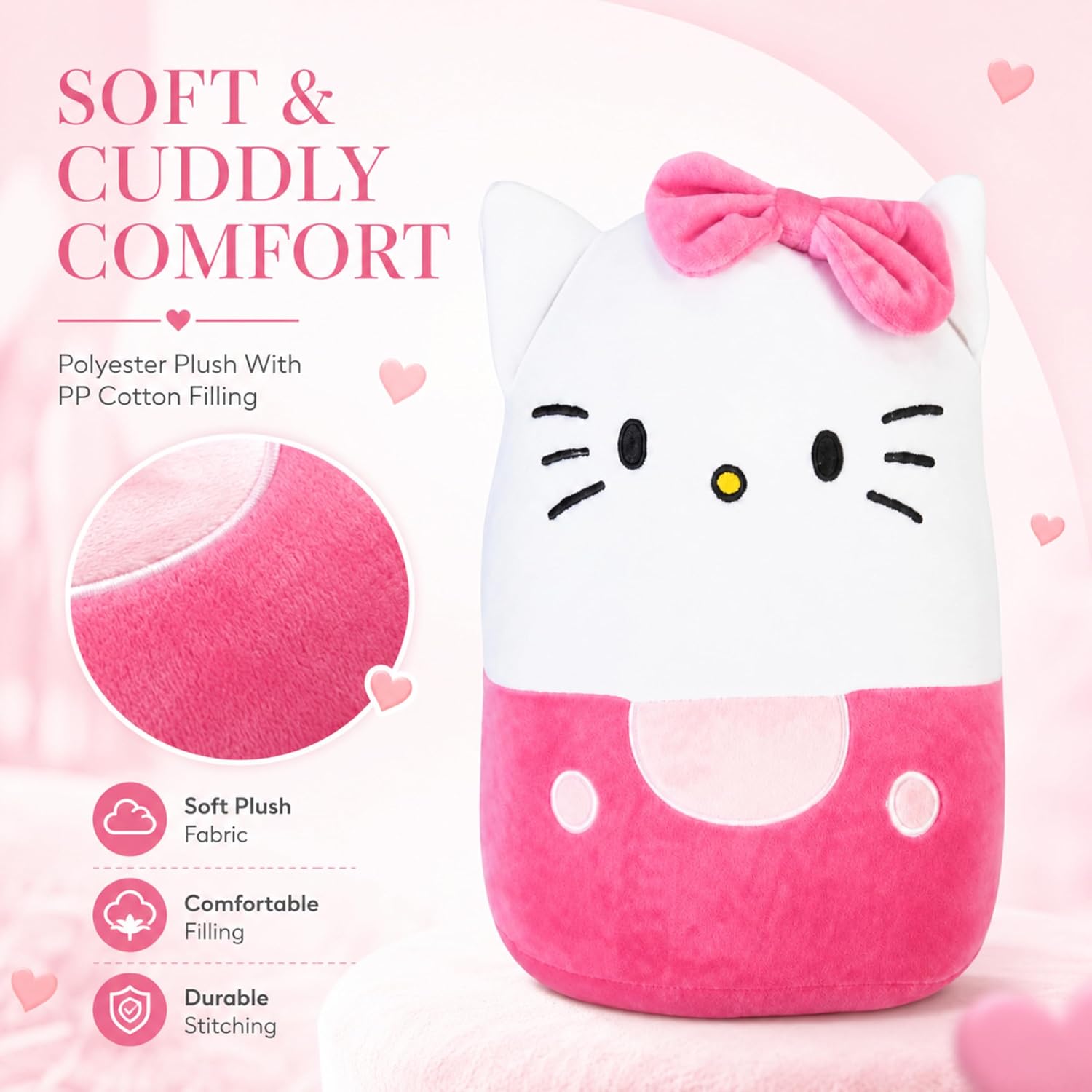 Oval Soft Plush Pillows