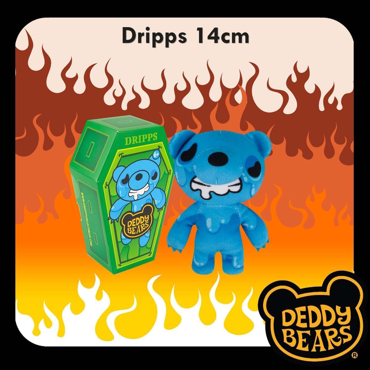 Dripps Halloween Plush Deddy Bears Coffin - 15cm Series 3