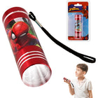 Kids Aluminium LED Torch Flashlight - Spiderman