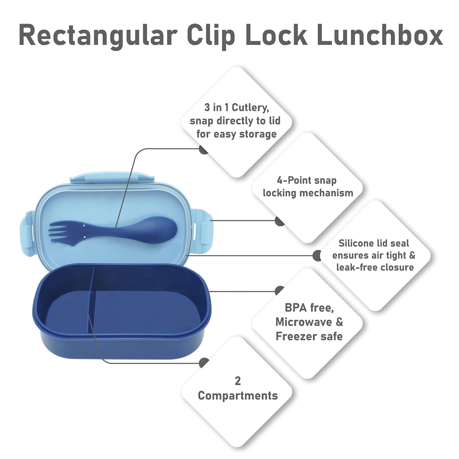 Kids Lunch Box with Cutlery