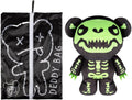 Bones Halloween Plush Deddy Bear Zip Body Bag 30cm