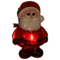 Christmas Flashing Light UP Brooch - Santa