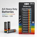 AA Heavy Duty Batteries – 10 Pack