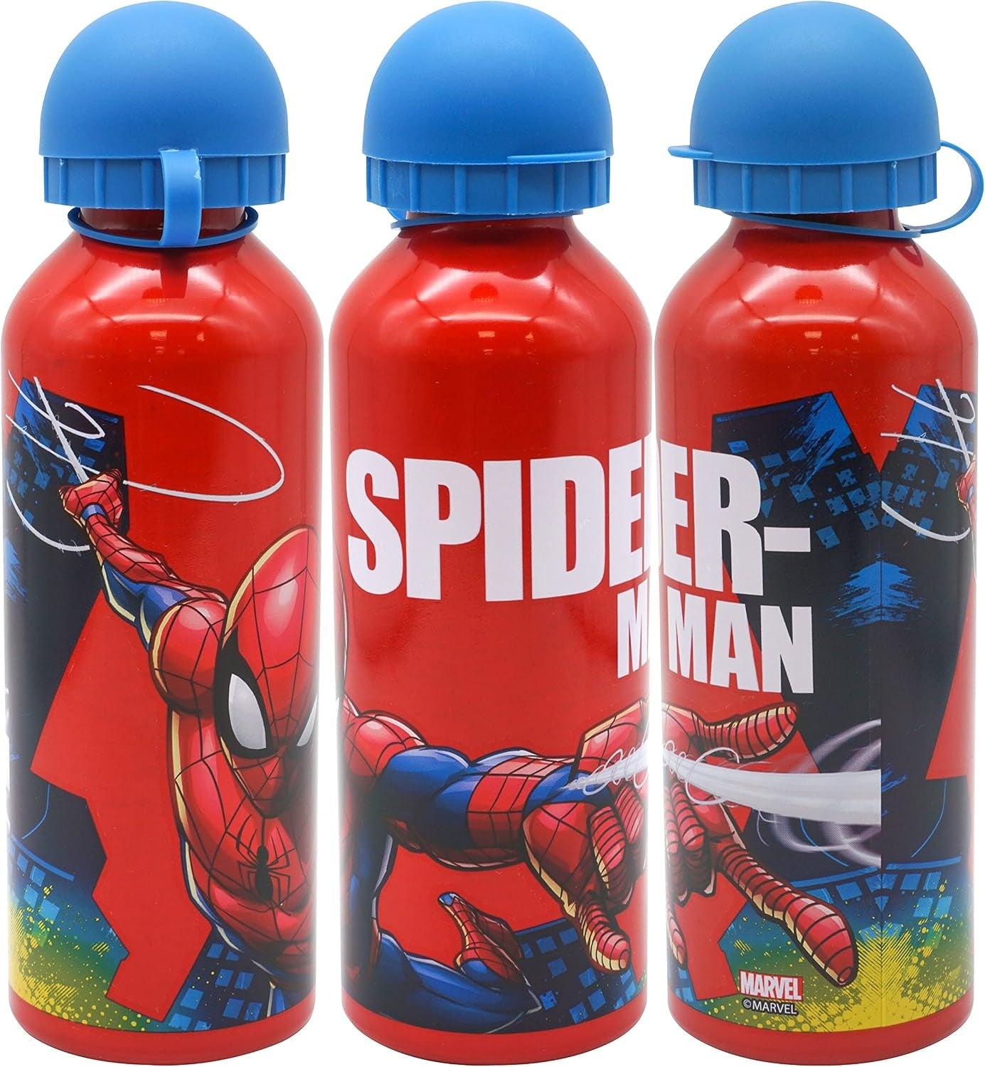 Spiderman Aluminium Water Bottle 500ml