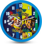 Kids Round Wall Clock 25cm - Paw Patrol