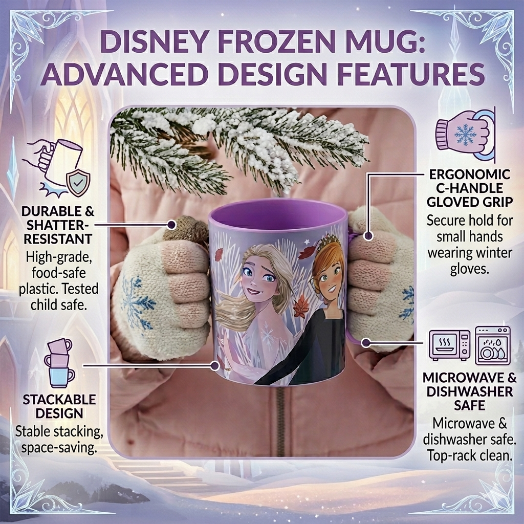 Kids Microwave Mug Reusable Plastic Cup - 390ml