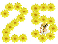 Yellow Easter Decorative Daisies-25 Pack
