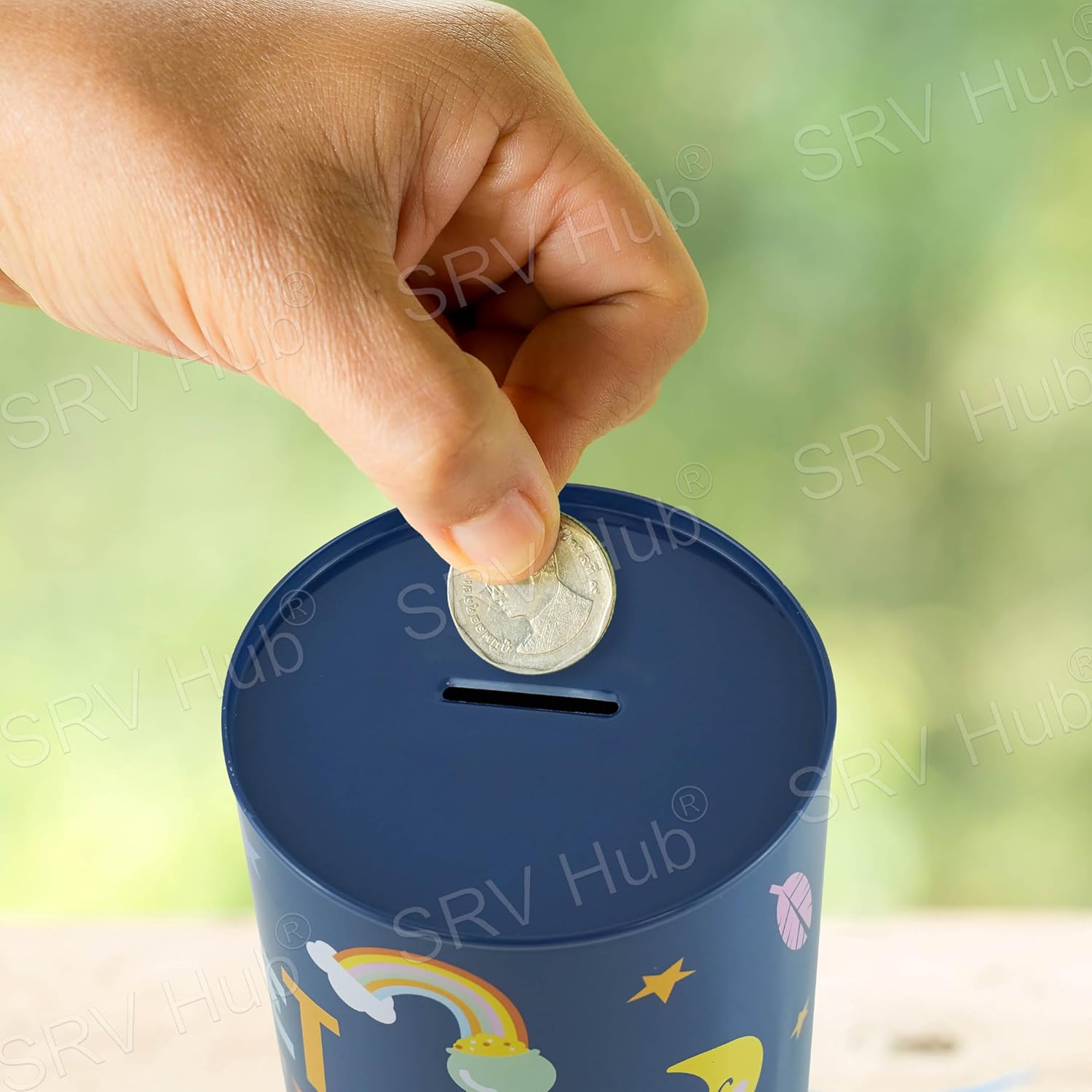 Character Metallic Money Savings Box for Kids