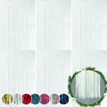 6Pk Christmas Foil Lametta 1.2M - White
