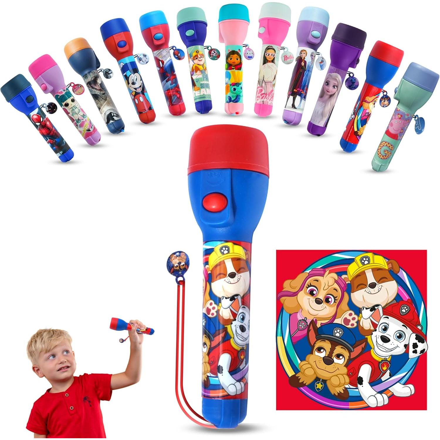 Kids LED Big Torch – Flashlight with Lanyard - Assorted